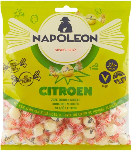 Snoep Napoleon citroen zak 1kg 1000 Gram