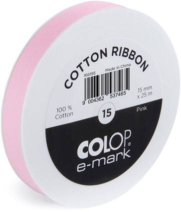Lint Colop Emark 15mmx25m roze 1 Stuk