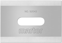 Reservemes Martor rechthoekig nr. 92043 10 Stuk