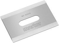 Reservemes Martor rechthoekig nr. 92043 10 Stuk-1