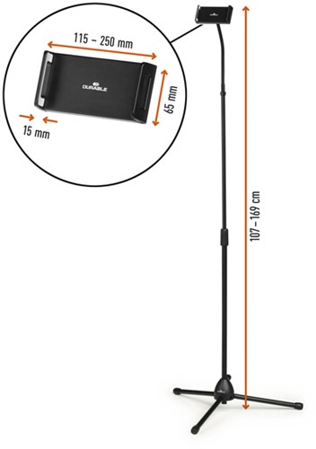 Tablethouder Durable Twist vloer 1 Stuk-2