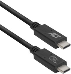 Kabel ACT USB-C USB 4 20Gbps Thunderb. 3 1 meter 1 Stuk