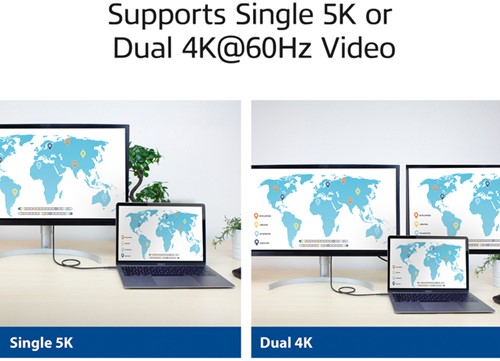 Kabel ACT USB-C USB 4 20Gbps Thunderb. 3 1 meter 1 Stuk-6