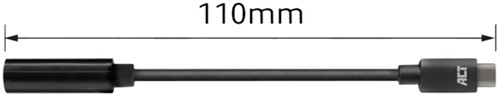 Adapter ACT USB-C naar 3.5mm audio jack 0.1 meter 1 Stuk-1