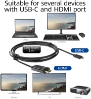 Kabel ACT USB-C naar HDMI 4K 60Hz  2 meter 1 Stuk-2