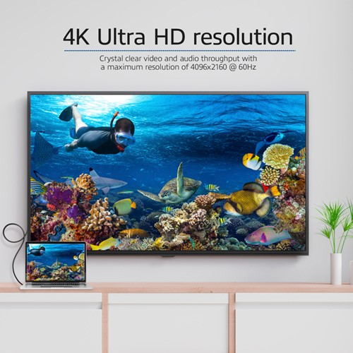 Kabel ACT USB-C naar HDMI 4K 60Hz  2 meter 1 Stuk-3