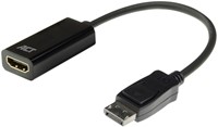 Adapter ACT DisplayPort naar HDMI 4K 0.15 meter 1 Stuk