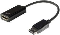 Adapter ACT DisplayPort naar HDMI 4K 0.15 meter 1 Stuk