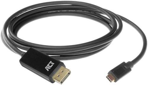 Kabel ACT USB-C naar Displayport 60Hz 2 meter 1 Stuk-1