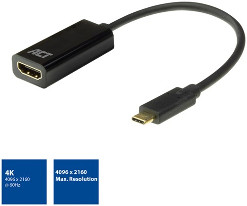 Adapter ACT USB-C naar HDMI 4K 60Hz 0.15 meter 1 Stuk-3