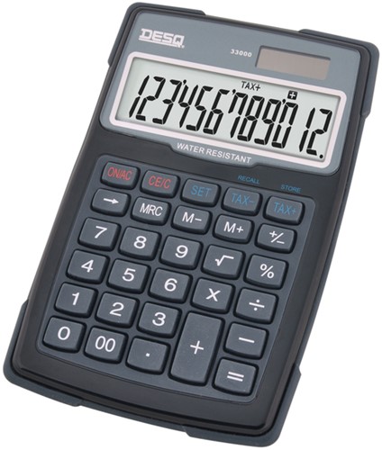 Rekenmachine Desq Large Water Stof bestendig 1 Stuk-2