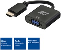 Adapter ACT HDMI naar VGA met audio 0.15 meter 1 Stuk-3