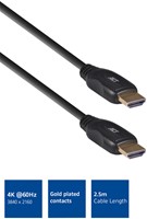 Kabel ACT HDMI High Speed type 1.4 2.5 meter 1 Stuk-3