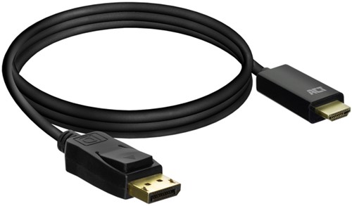 Kabel ACT DisplayPort naar HDMI 4K 1.8 meter 1 Stuk-1