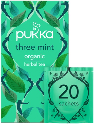 Thee Pukka mint 20 zakjes 20 Zak-2