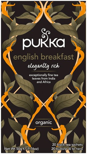 Thee Pukka English breakfast 20 zakjes 20 Zak