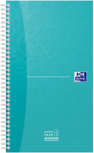 Task Manager Oxford 141x246 mm 115vel aqua 1 Stuk