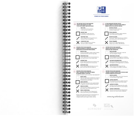 Task Manager Oxford 141x246 mm 115vel blauw-3