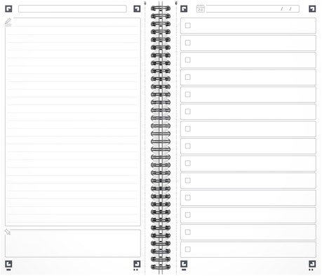 Task Manager Oxford 141x246mm 115vel blauw 1 Stuk-1