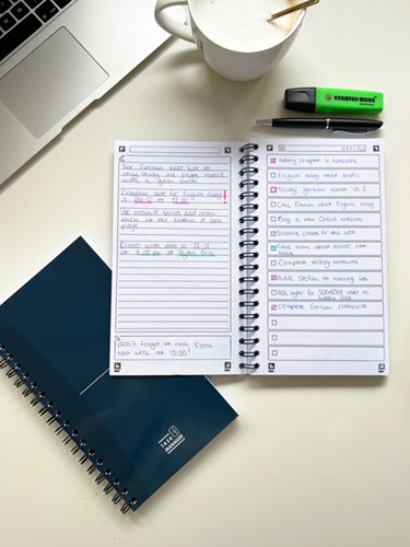 Task Manager Oxford 141x246mm 115vel blauw 1 Stuk-4