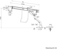 Monitorarm Neomounts DS75S-950BL2 zwart 1 Stuk-2