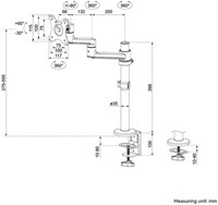 Monitorarm Neomounts DS60-425WH1 wit 1 Stuk-2