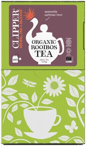 Thee Clipper infusion redbush bio 250 zakjes 250 Zak