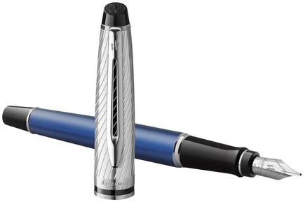 Vulpen Waterman Expert metallic CT F blauw 1 Stuk-2