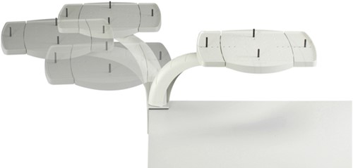 Telefoonarm MAUL compact plateau 22x36cm grijs 1 Stuk-3