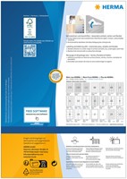 Etiket HERMA 10301 63.5x38.1mm verw wit 2100st 100 Vel-3