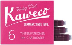 Inktpatroon Kaweco rood 6 Stuk