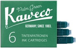 Inktpatroon Kaweco groen 6 Stuk