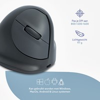 Muis R-Go Ergonomisch HE Basic Wireless Rechts M 1 Stuk-4