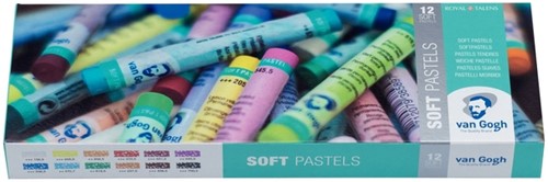 Pastelkrijt Talens Van Gogh zacht assorti 12st 12 Stuk