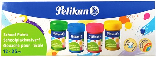 Plakkaatverf Pelikan 20ml assorti 12 Stuk-2