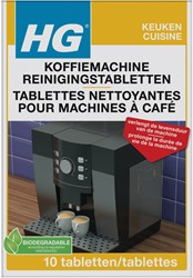 Reinigingstabletten HG voor koffiemachine 10 stuks 10 Stuk