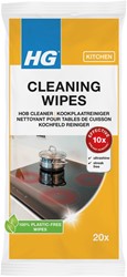 Kookplaatreinigerdoekjes HG wipes 20 stuks 20 Vel
