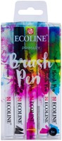 Brushpen Talens Ecoline set 5 stuks primair 5 Stuk-3
