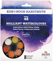 Waterverf Koh I Noor brl ass blister 48 kleuren 1 Stuk