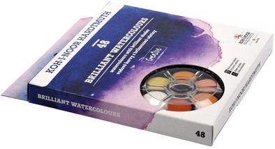 Waterverf Koh I Noor brl ass blister 48 kleuren 1 Stuk-2