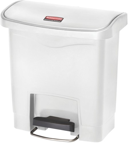 Pedaalemmer Rubbermaid Slim Jim Step On 15L wit 1 Stuk