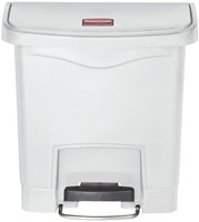 Pedaalemmer Rubbermaid Slim Jim Step On 15L wit 1 Stuk-2