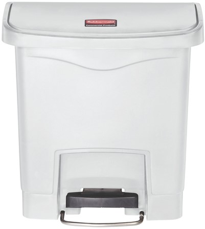 Pedaalemmer Rubbermaid Slim Jim Step On 15L wit 1 Stuk-2