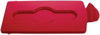 Deksel Rubbermaid Slim Jim RS gesloten rood 1 Stuk