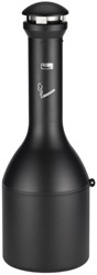 Asbak Rubbermaid Infinity Genie staand zwart 1 Stuk
