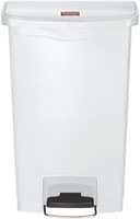 Pedaalemmer Rubbermaid Slim Jim Step On 50L wit 1 Stuk-2