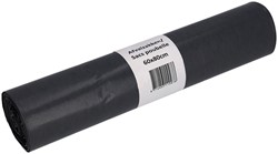 Afvalzak Cleaninq 60x80cm recycled T50 60L grijs 20 Zak