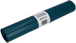 Afvalzak Cleaninq 90x110cm recycled T60 160L blauw 20 Zak