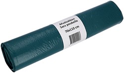 Afvalzak Cleaninq 70x110cm recycled T50 120L blauw 20 Zak