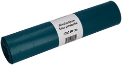 Afvalzak Cleaninq 70x110cm recycled T70 120L blauw 20 Zak